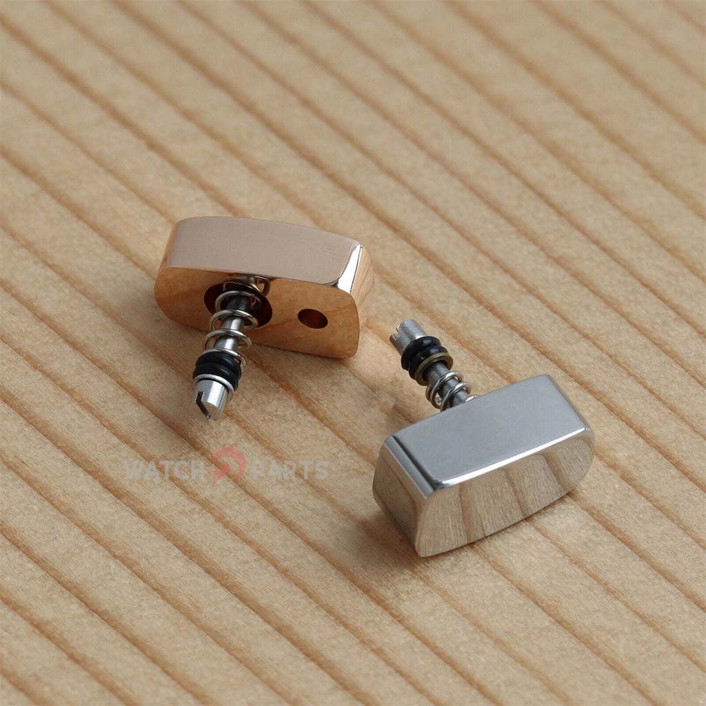 18K Rose Gold/Titanium Watch Pusher for Hublot Classic Fusion 521/525 Chronograph Watch