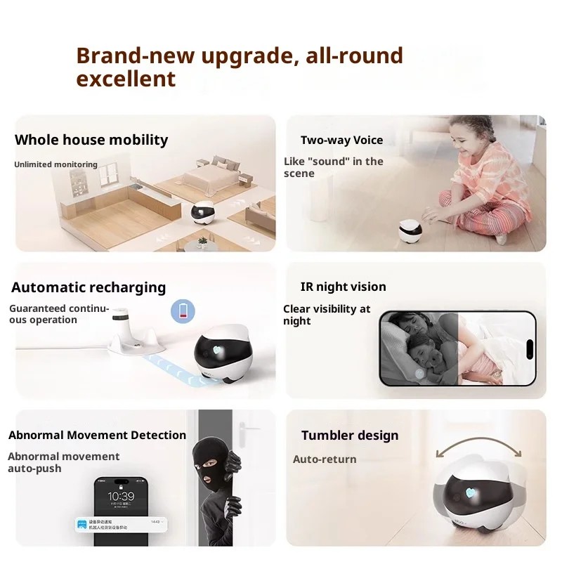 Enabot EBO SE Smart Robot Intelligent Mobile Camera Home Camera Monitoring Robot Can Remotely