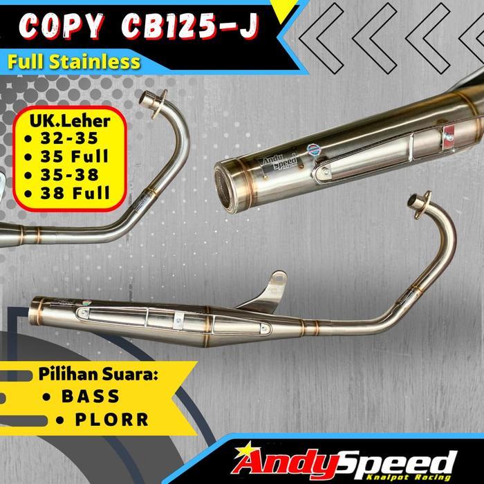 Knalpot Honda Cb Copy 125J Merk Andy Speed