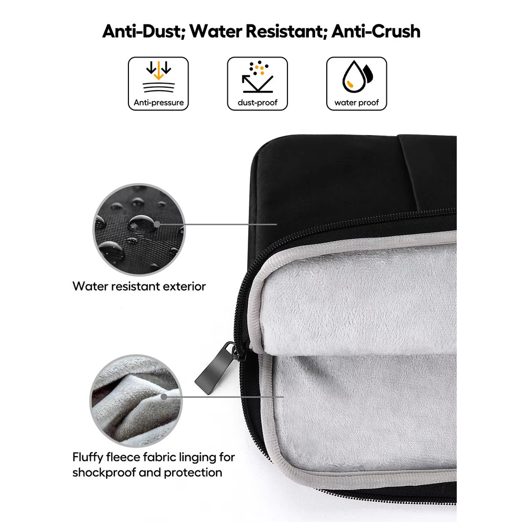 22 Inch Laptop Sleeve Bag Waterproof Shockproof Handle Bag for Macbook Xiaomi ASUS HUAWEI Lenovo