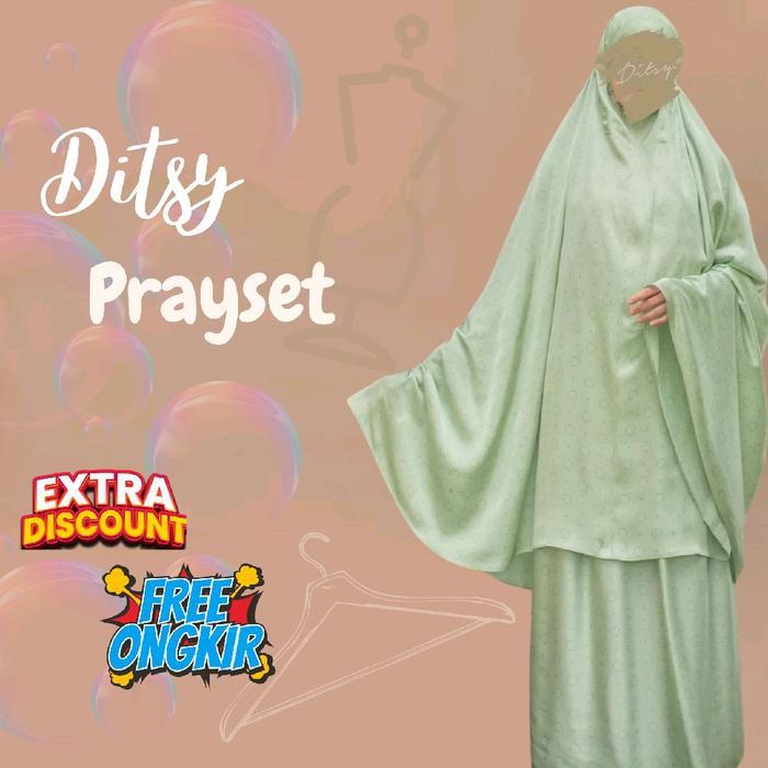 DITSY PRAYSET MUKENA VISCOSE PREMIUM SATEEN