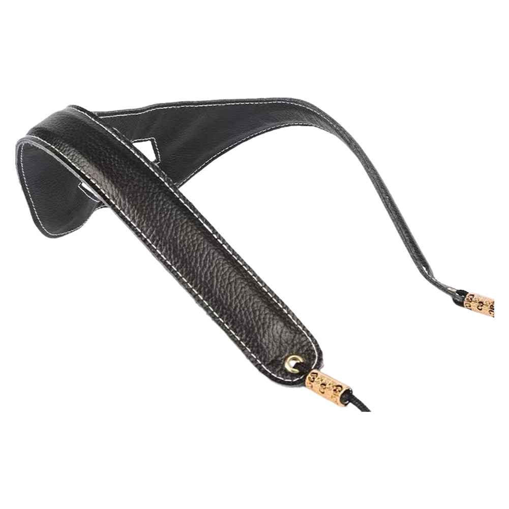 Saxophone Shoulder Strap PU Leather Saxophone Neck Strap Adjustable Saxophone Harness Lanyard Sax