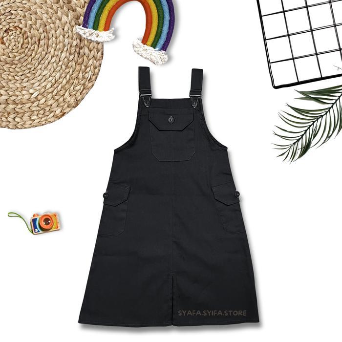 Overall Rok Panjang Anak Perempuan / Overall Rok Katun / Overall Rok Anak