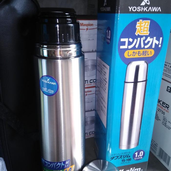 Termos Air Panas Stainless(1 Liter), Yoshkawa.