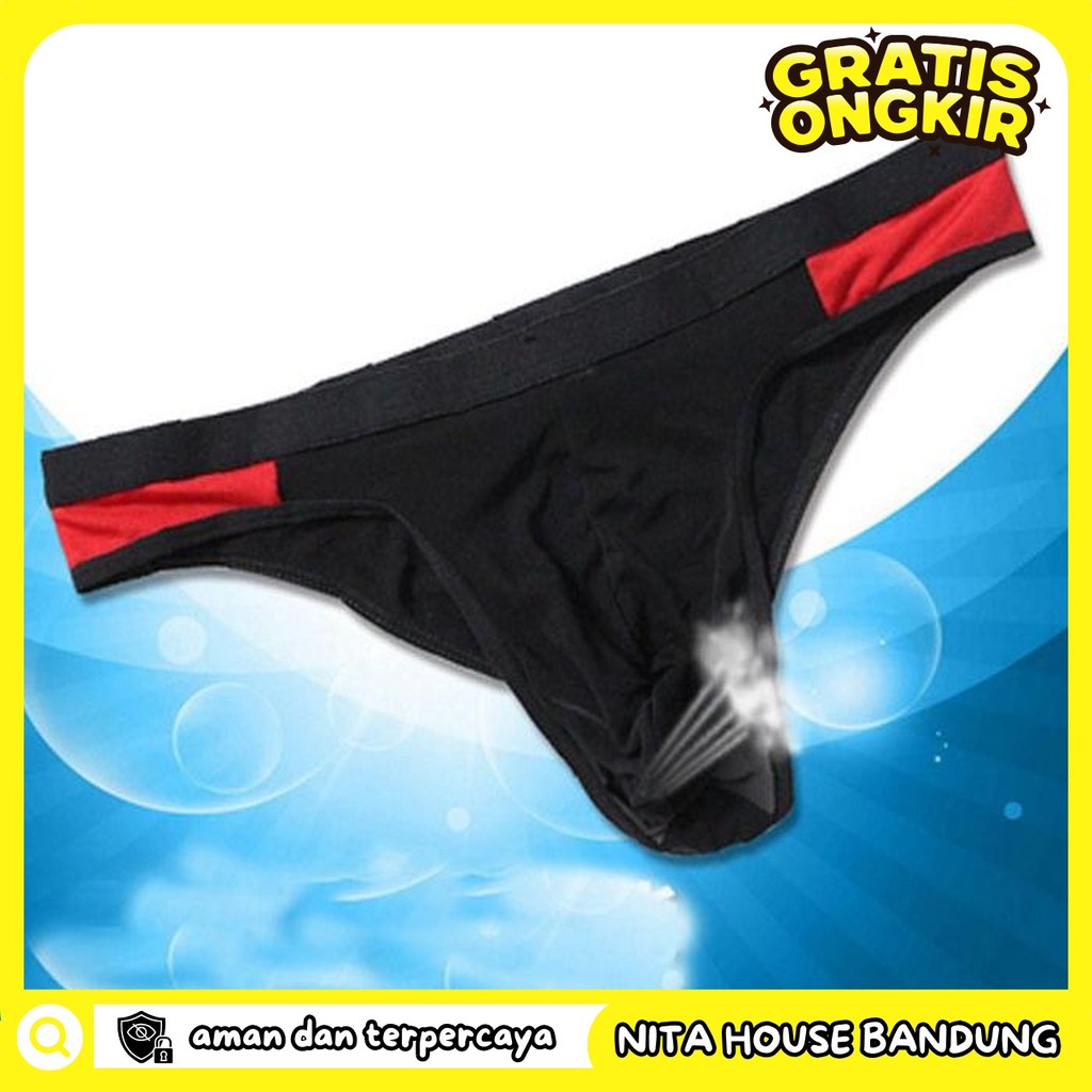 CELANA DALAM PRIA GSTRING TRANSPARANT LEMBUT PAKAIAN DALAM PRIVASI AMAN