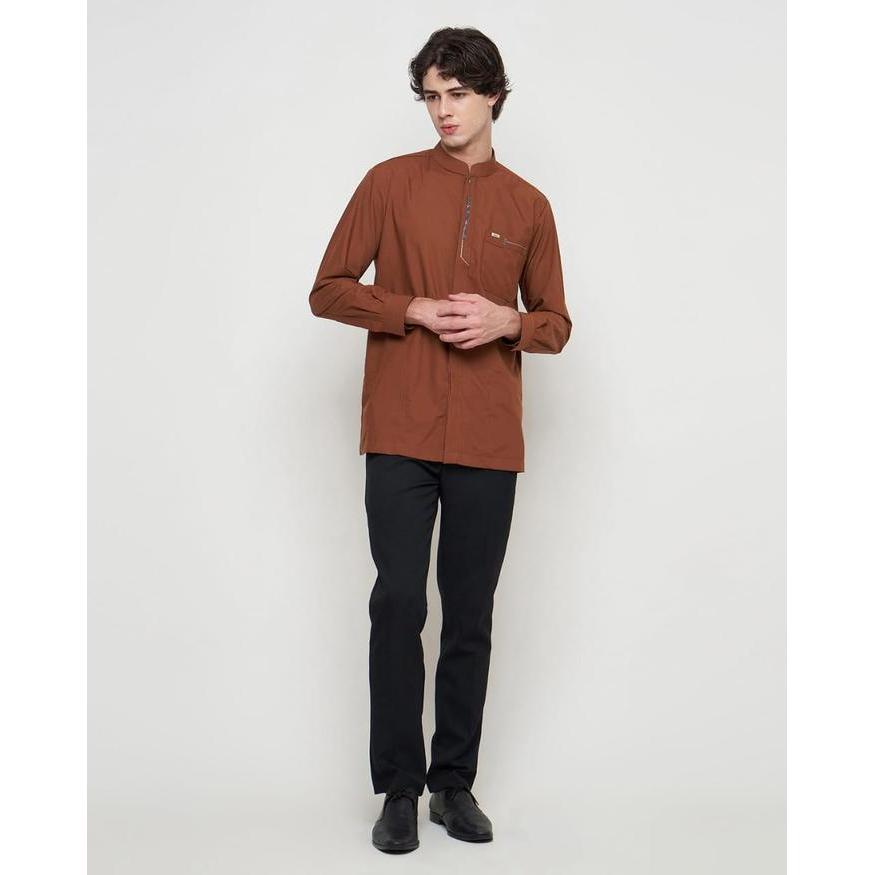 Abbah Non-Boardir (Zayyan) Kemeja Koko - Muslim Pria