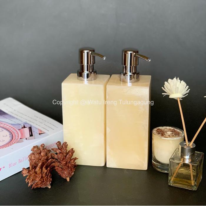 Dispenser soap onyx Tempat Sabun Cair Onyx Kotak Marble Onyx