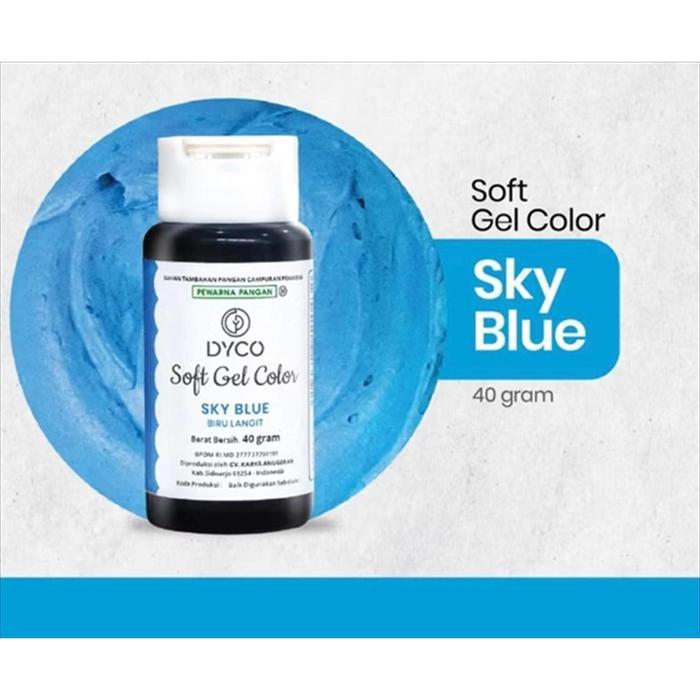 Dyco Pewarna Makanan Dyco Soft Gel Color 40 Gr