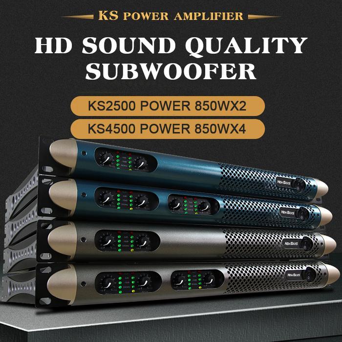 NEW BAXS [COD] Power Amplifier KS2500/KS4500 2/4 channel 850W high power murni post-stage digital