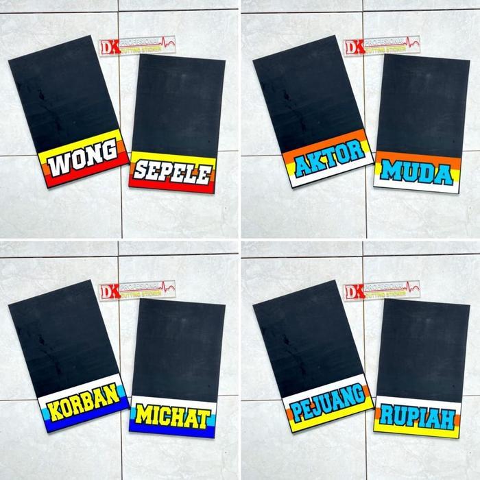 KARPET KARET KEPET LUMPUR RODA VARIASI MOBIL PICK UP / L300 / GRADMAX