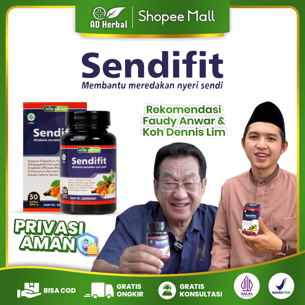 Obat Radang Sendi Jari Tangan & Kaki Bengkak – SENDIFIT Kapsul