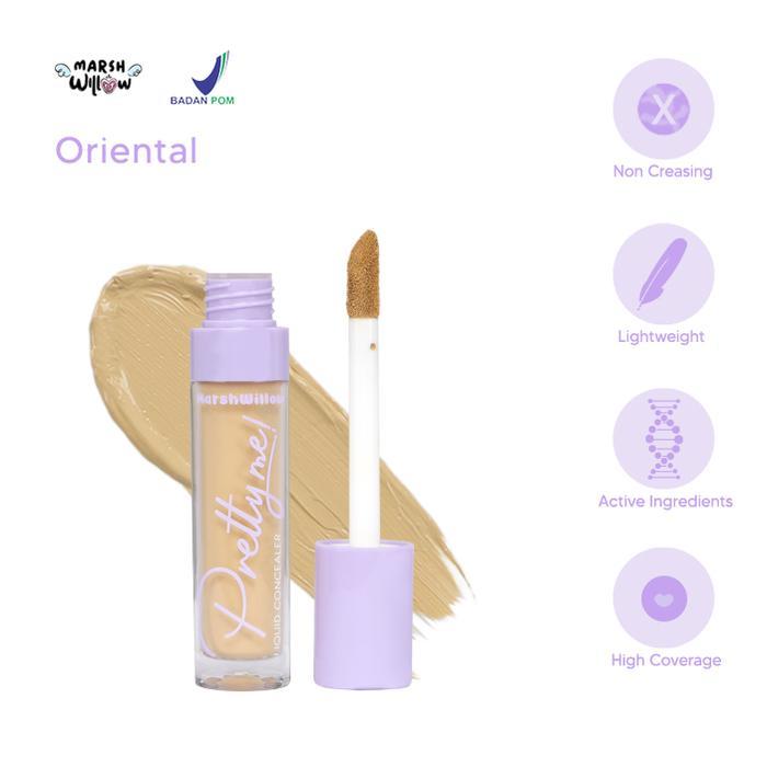 MARSHWILLOW PRETTY ME LIQUID CONCEALER WITH NIACINAMIDE - ORIENTAL