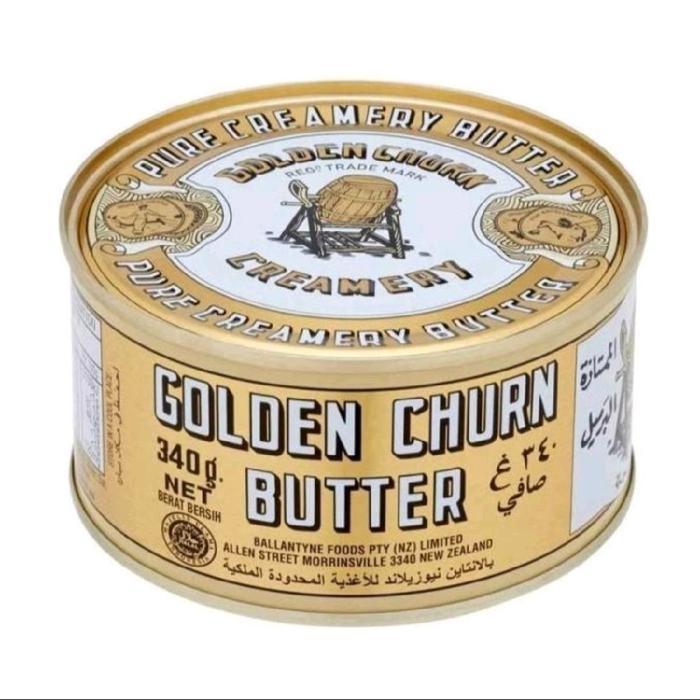 Butter Golden Churn Tinned 340 GR/ Mentega golden churn