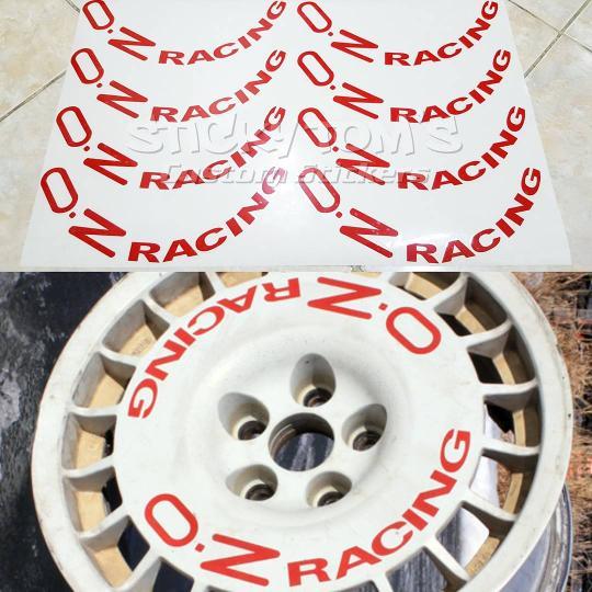 stiker velg mobil OZ Racing untuk OZ Rally (piring)