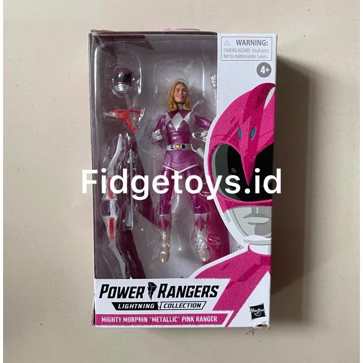 HASBRO POWER RANGERS LIGHTNING COLLECTION MIGHTY MORPHIN PINK METALLIC