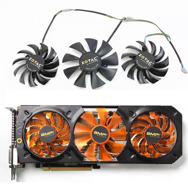Zotac GTX 770 780 780TI 980 AMP Edition DIY graphics card cooling fan