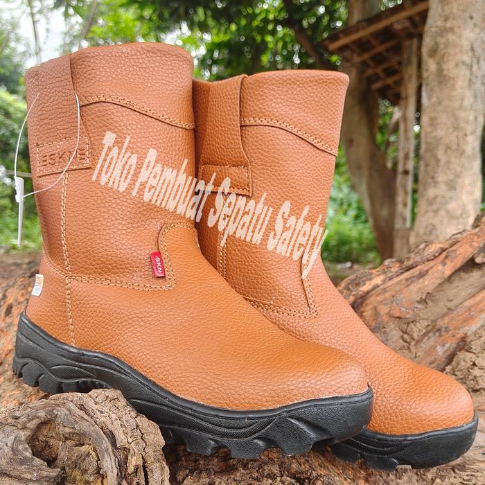 "New" Sepatu Safety Septi Ujung Besi Keselamatan Kerja Pria Wanita King Skn Joger Shoes Sepatu