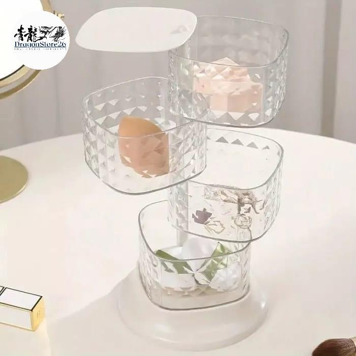 Rak Tempat Bumbu Crystal 3 susun 4 susun / Wadah Bumbu Dapur 4 Susun