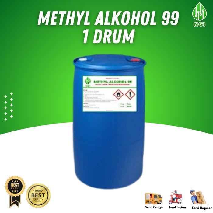 Pelarut Parfum Laundry / Metanol Pembersih Cairan 1 Drum 200 Liter Pasti Diskon
