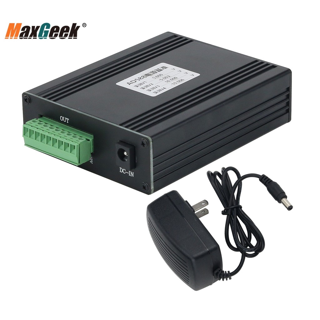 TERBARU Maxgeek AD588 Voltage Reference ±5V ±10V ADC Voltage Reference Module Source With Shell Powe