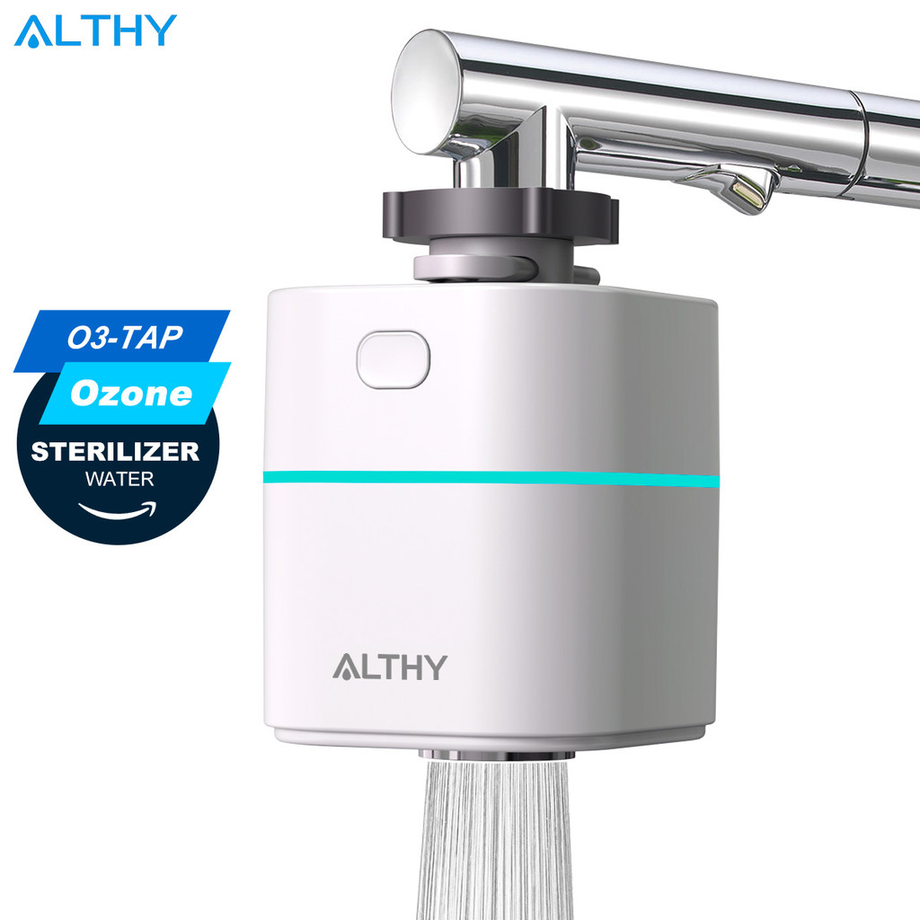 ALTHY Keran Keran Generator Air Ozon Ozonizador Pewangi Alat Sterilisasi Pembersih Pembersih Buah Sa