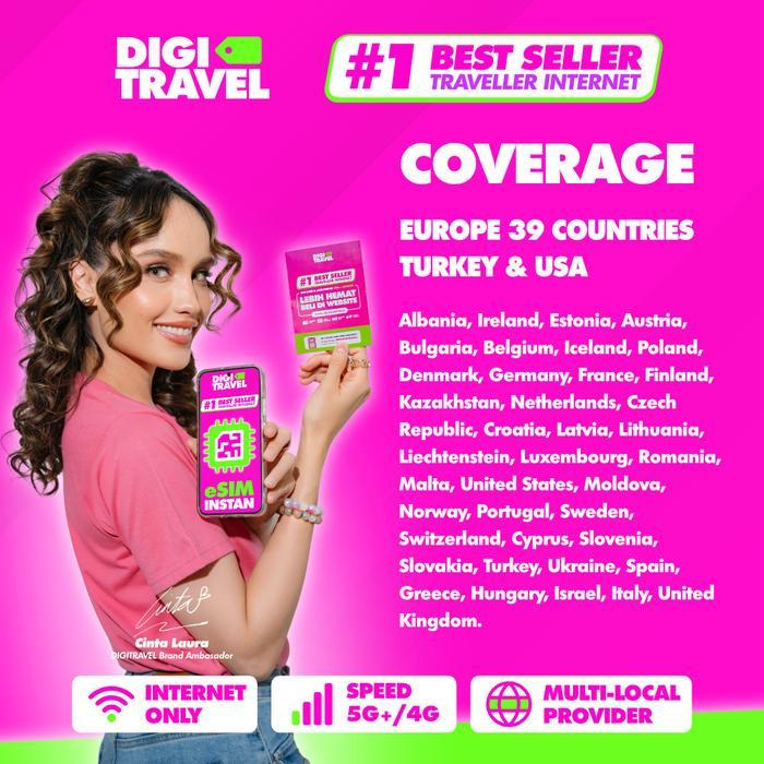 SIM CARD EROPA TURKI USA AMERIKA SIMCARD EUROPE TURKEY USA SIM CARD SIMCARD ROAMING DIGITRAVEL SIM