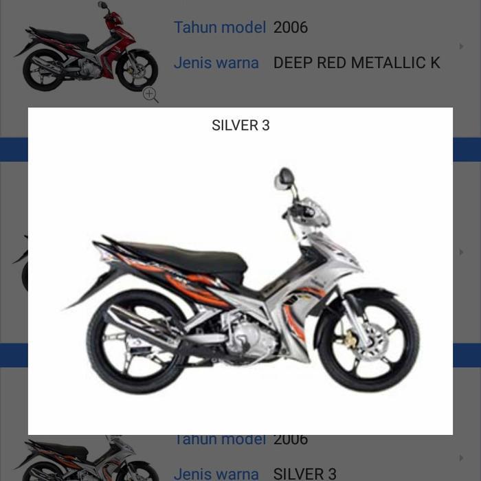 batok depan jupiter mx old warna silver kopling