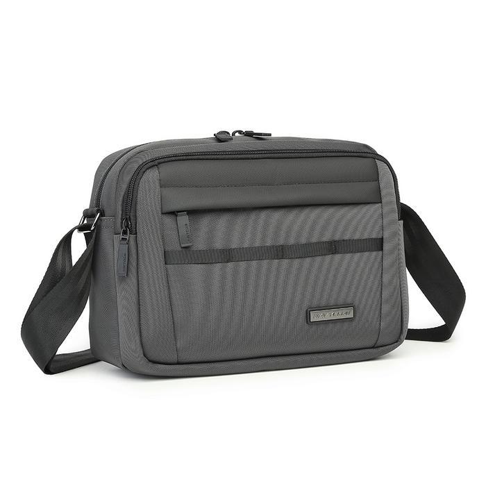 Aerostreet - Tas Selempang Polos Sling Bag Ege - Tas Pria Wanita Crossbody Bags Hitam