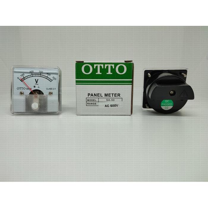 "New" OTTO Panel Meter / Amper Ampere Volt Meter SA-50 AC/DC 30A 50A 300V