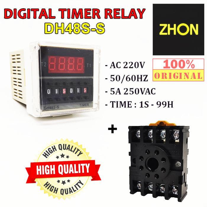 DIGITAL TIMER RELAY DH48S-S