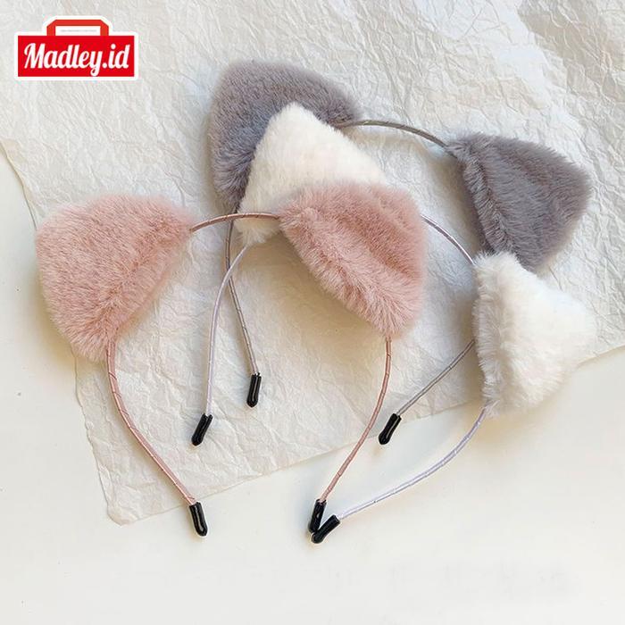 MAdley Headband Fashion Bando Rambut Wanita Cosplay Kucing Lucu Anak Dewasa
