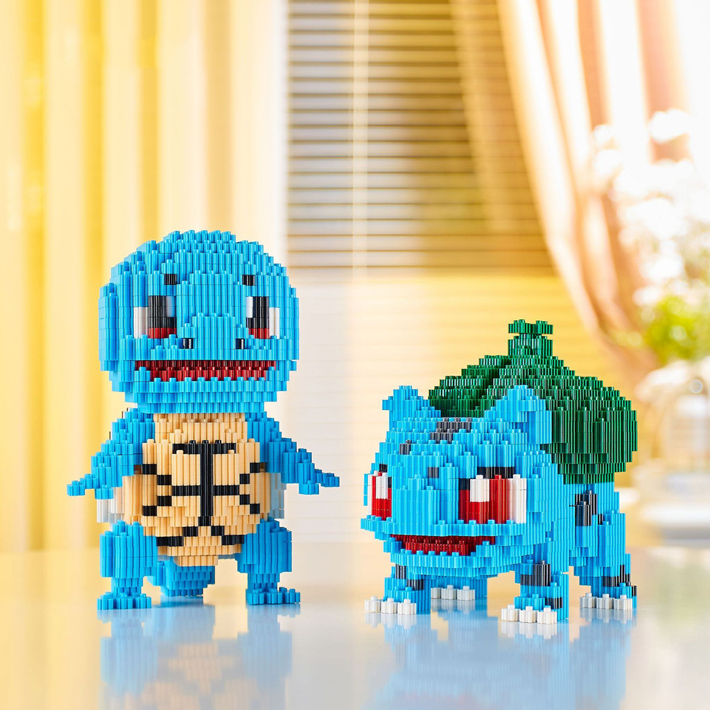 Pokemon Magic Building Blocks Bulbasaur Charmander Jigglypuff Squirtle Connection Bricks Figures