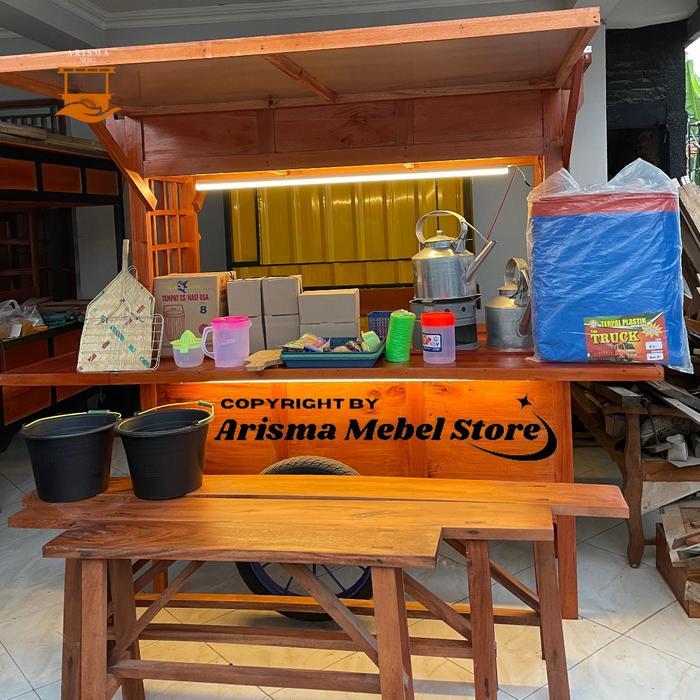 Gerobak Angkringan Sayap Jepang, Gerobak Angkringan Jepang Kekinian, Gerobak Angkringan Dimsum Jepan