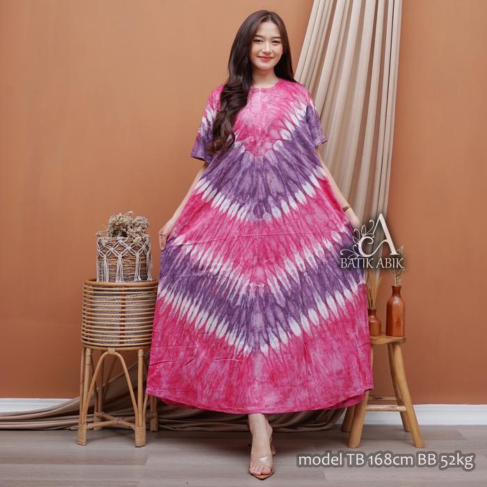 Daster Semata Kaki Payung Busui Resleting Super Jumbo LD 140CM Kaos Katun