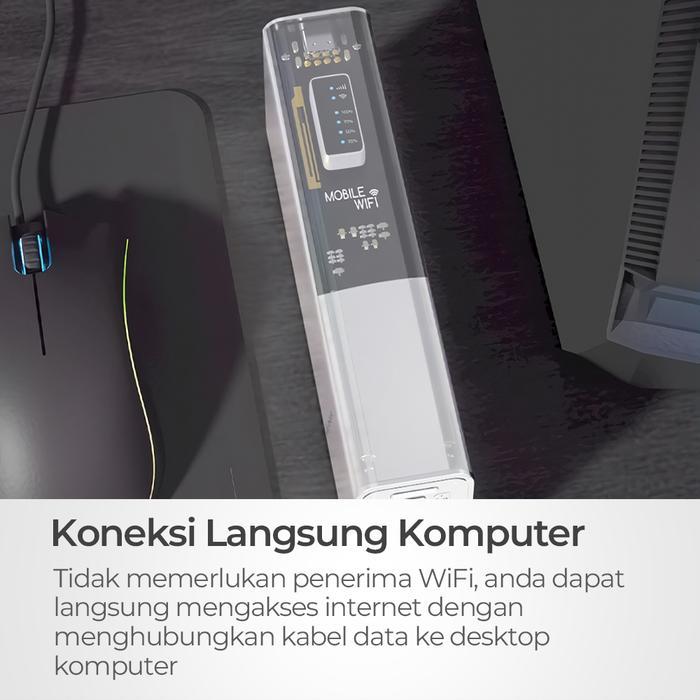 HI NET MF932 POWER BANK ROUTER WIFI PORTABEL 150MBPS 8000 MAH MENDUKUNG SEMUA OPERATOR