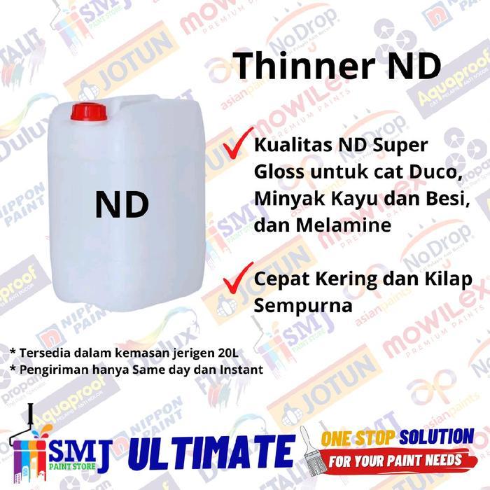Pengencer Cat Minyak Thinner Curah Nd Super Jerigen 20L Co