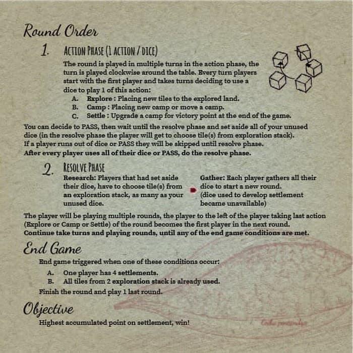 Bisa E-Katalog Azimuth: Explore, Camp, Settle Board Game