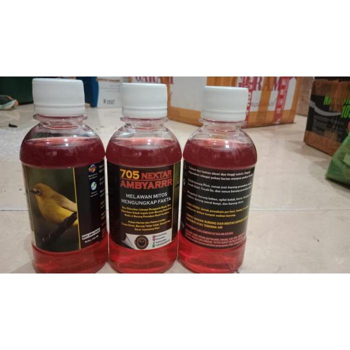 705 Nektar Red Ambyar Untuk Kolibri Cucak Ijo Konin Sogon Pleci