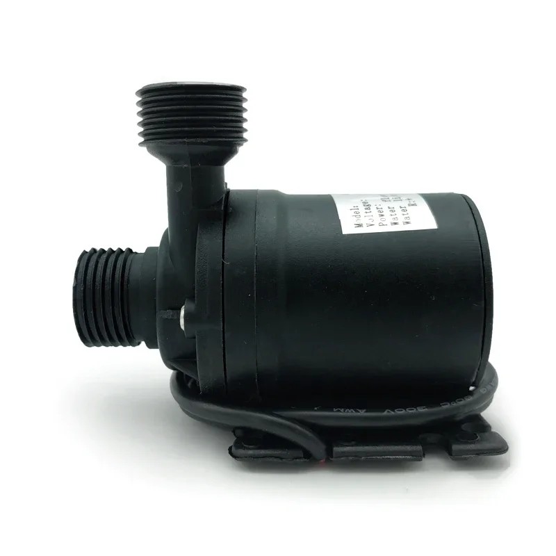 DC 12V/24V 5M 800L/H Portable Mini Brushless Motor Ultra-Quiet Submersible Water Pump for Cooling