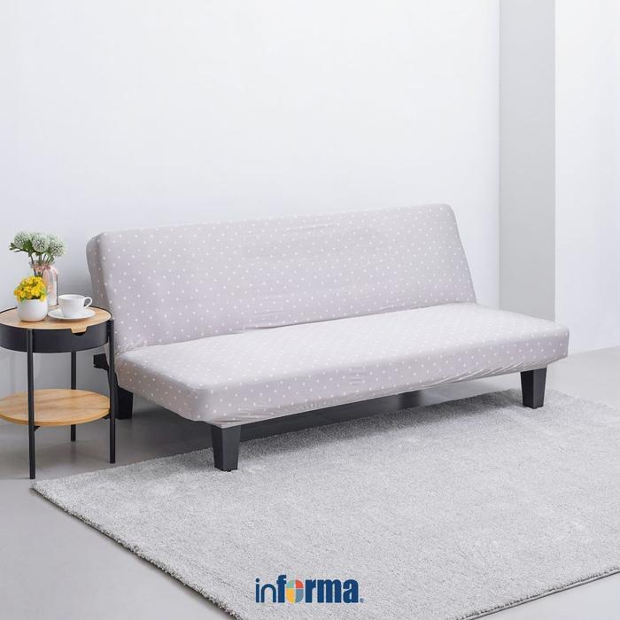 Informa 104X185 cm Sarung Sofa Bed Cross - Cokelat Pelindung Sofa Cover Dekorasi Ruang Tamu Pelapis