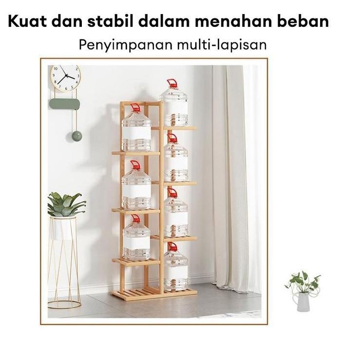 LOVE Rak Bunga Sudut Ruang Tamu Rak Bunga Kayu Tanaman Rak Bunga Minimalis Standing Pot Susun rak