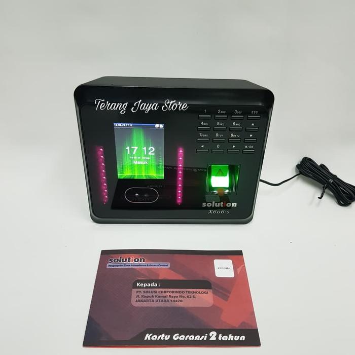 Mesin absen Fingerprint Solution X606-S Fingerprint Solution X606S