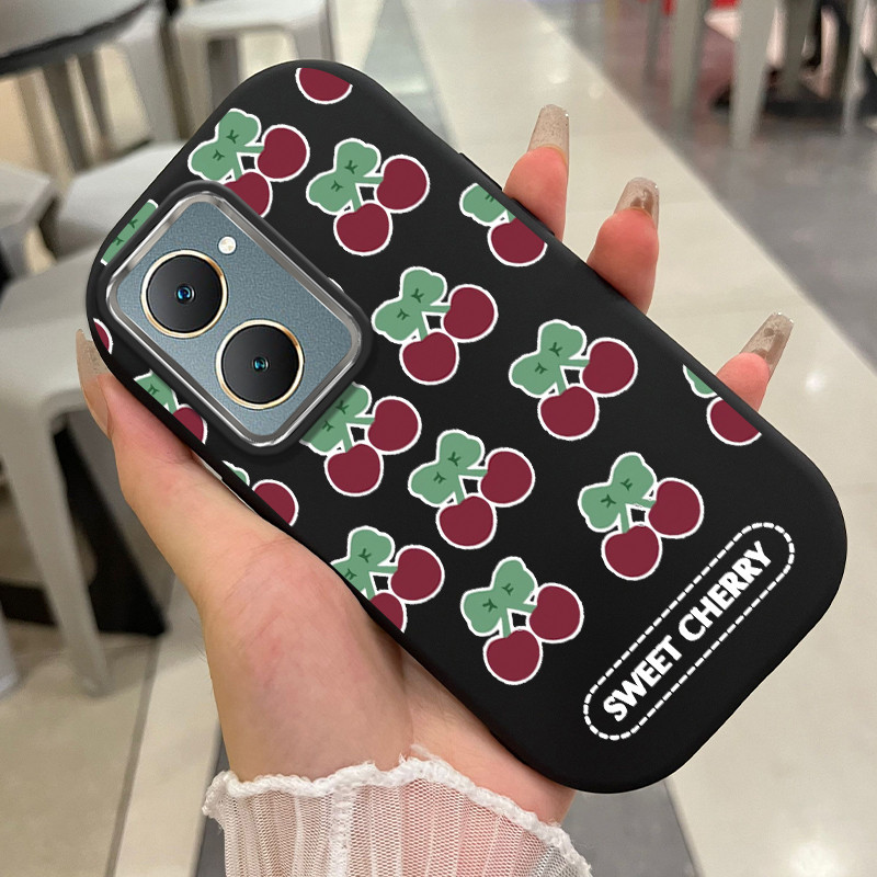 Casing Hp Untuk VIVO Y03 Y03T Y18 Y18E Y18i Y18t Y28s 5G Y37 5G Case Casing Graffiti ceri pola HP Si