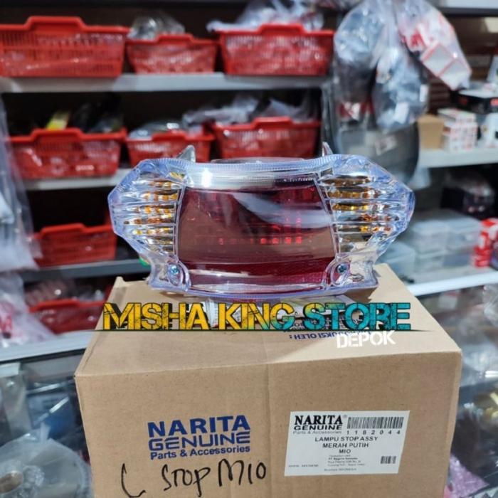 STOPLAMP LAMPU BELAKANG MIO SPORTY NARITA CUSTOM SMOKE Motorcycle Sparepart