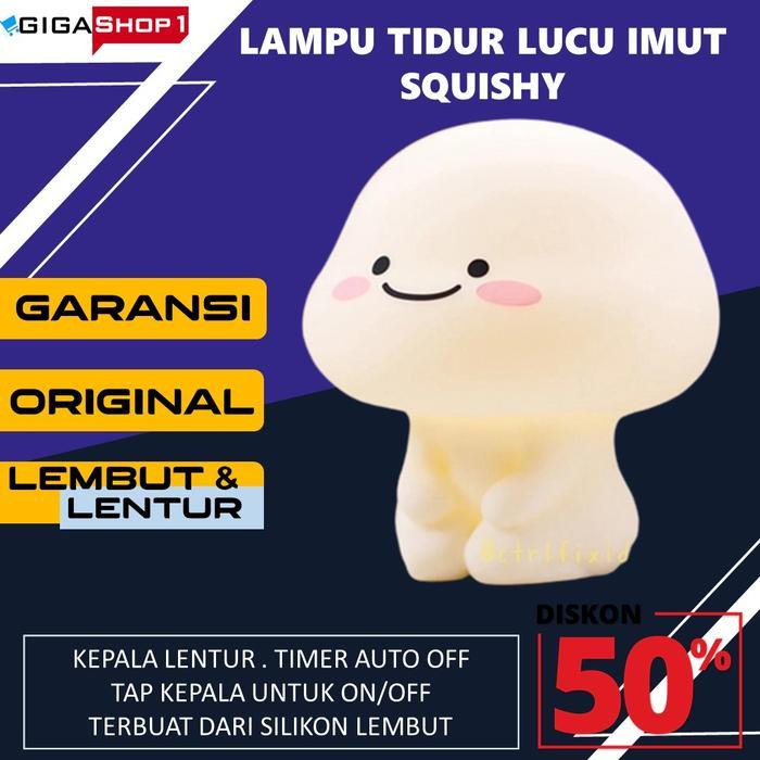 Aoki Olight- Lampu Tidur Led Proyektor Meja Lucu Pentol Quby Karakter Tiktok Unik