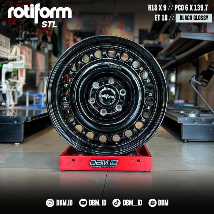 Velg Rotiform STL R18 18X9 6X139.7 et 18 Glossy Black - 6x139.7 et 18