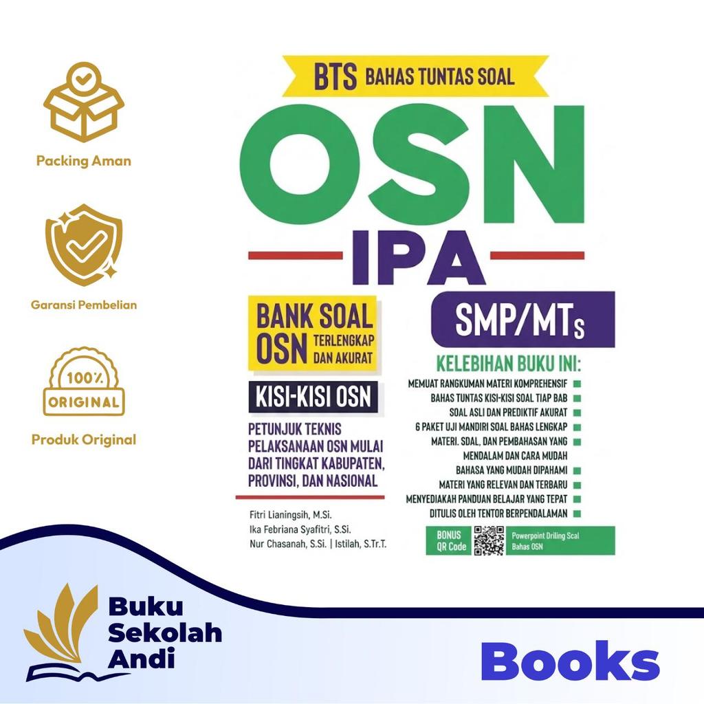 Buku OSN | BTS Bahas Tuntas Soal OSN IPA SMP/MTs - Penerbit Andi