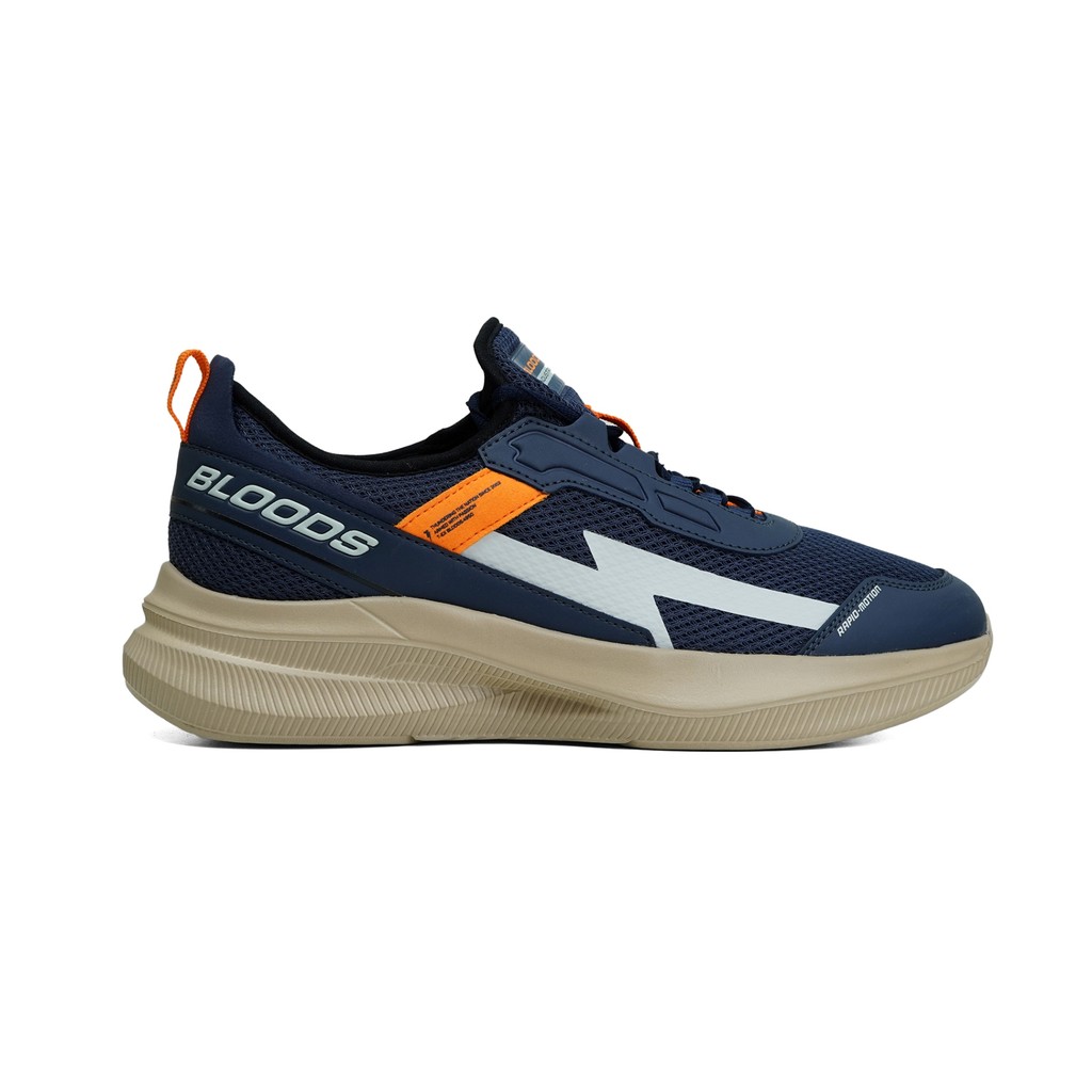Bloods Shoes Sepatu Issey 04 Navy Brown