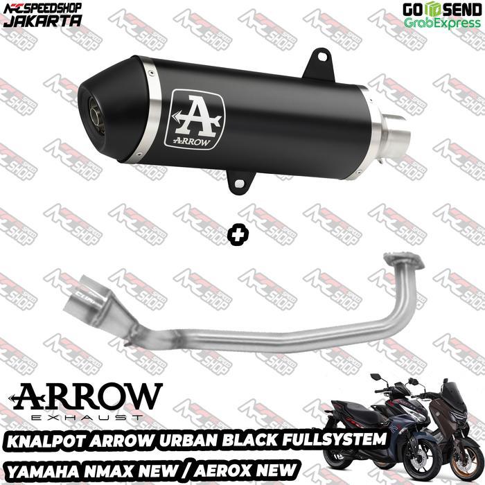 Knalpot Arrow Exhaust Urban Nmax Aerox New Conected Neo Turbo