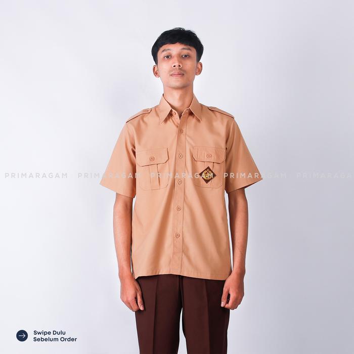 Primaragam Baju Seragam Pramuka Sma Laki Laki Pendek Penegak Smp Smk Penggalang Pria